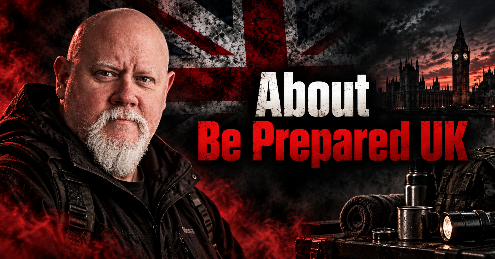 Alan Lloyd, founder of Be Prepared UK and creator of the Be Prepared UK YouTube channel